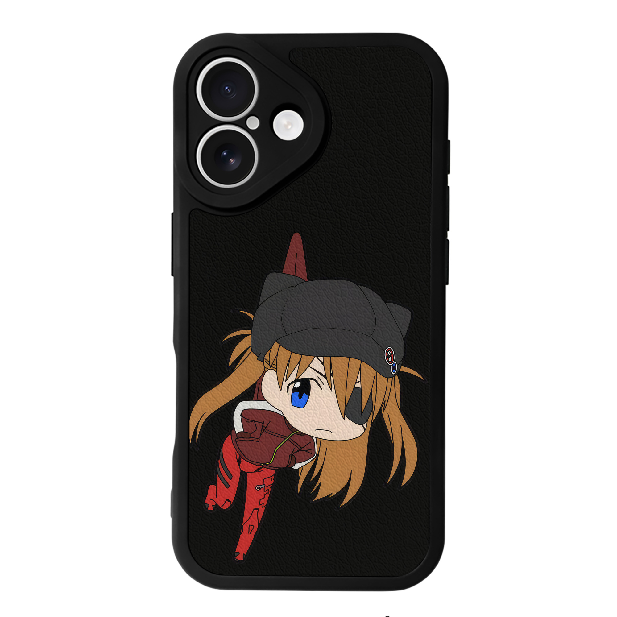 （画像用） EVA 新世紀エヴァンゲリオン 【iPhone 16シリーズ対応】シリコンスマホケース（レザー調） 材質：シリコン